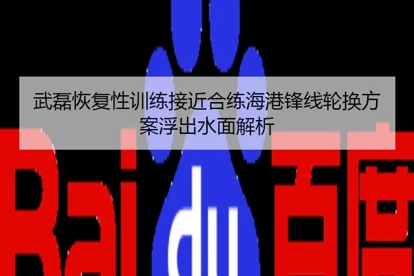 武磊恢复性训练接近合练海港锋线轮换方案浮出水面解析